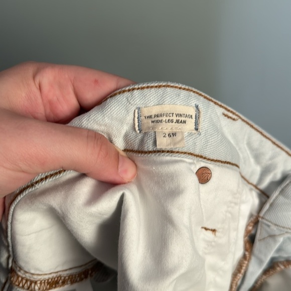 Madewell The Plus Perfect Vintage Wide-Leg Crop Jean in Edmunds Wash Sz 26W NWT - Picture 11 of 11